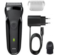 Braun 300s Black Ξυριστική Μηχανή Προσώπου Επαναφορτιζόμενη